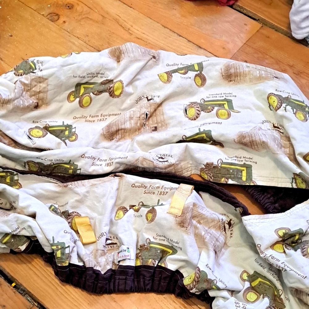 Double shopping cart cover